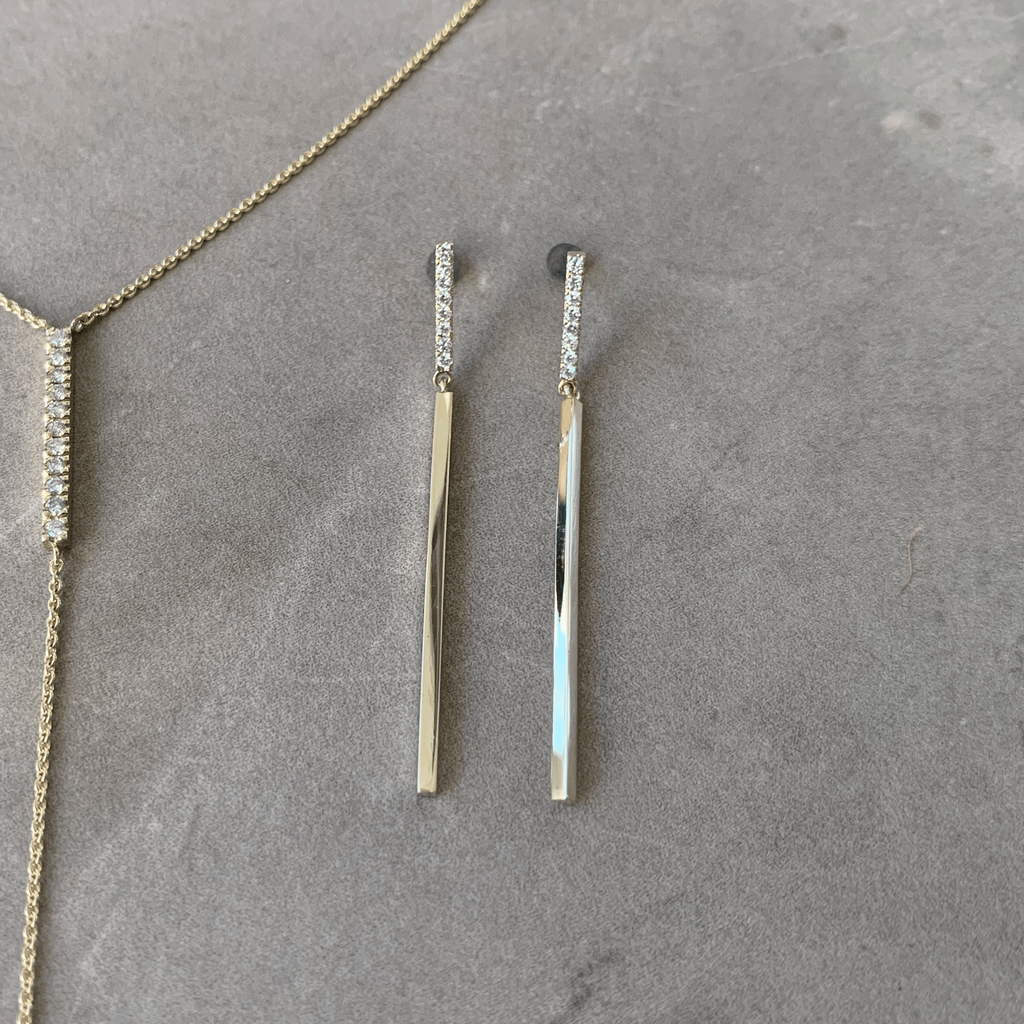 FRYA Ohrschmuck Gold mit Brillanten BRIDAL - MONANO Schmuckmanufaktur
